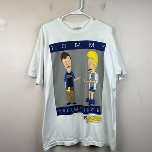 Vintage Beavis & Butt-Head MTV Tommy Pull My Finger Stanley Desantis T Shirt XL